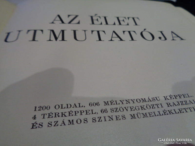 Az élet Útmutatója  ...Pesti Hírlap 1937 .    1200 oldal