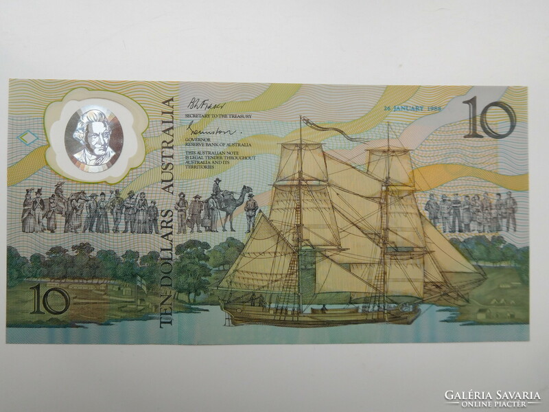 Australia $10 1988unc polymer jubilee bicentenary very rare !