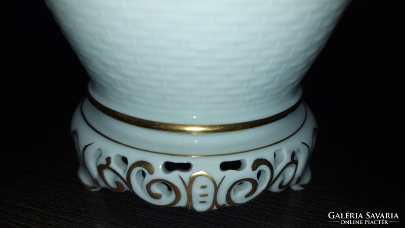 Herendi Rotschild mintás asztali lámpa