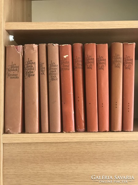 Lev Tolsztoj könyvek - 10 kötet, 250ft/db