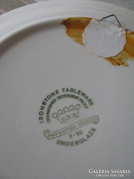 Ironstone porcelán fali tányérok
