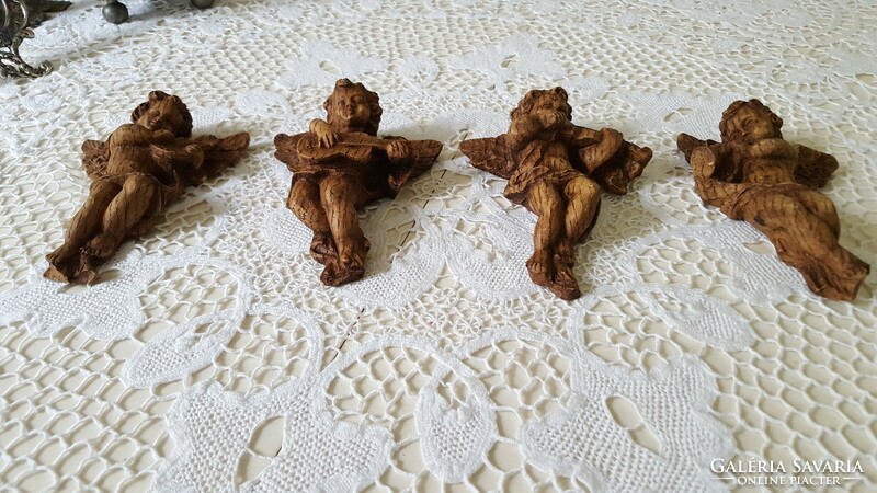 Musical angel wall decorations 4 pcs.