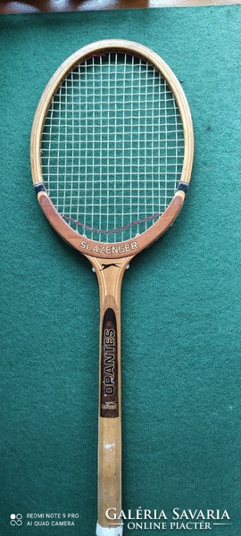 Wooden slazenger tennis racket