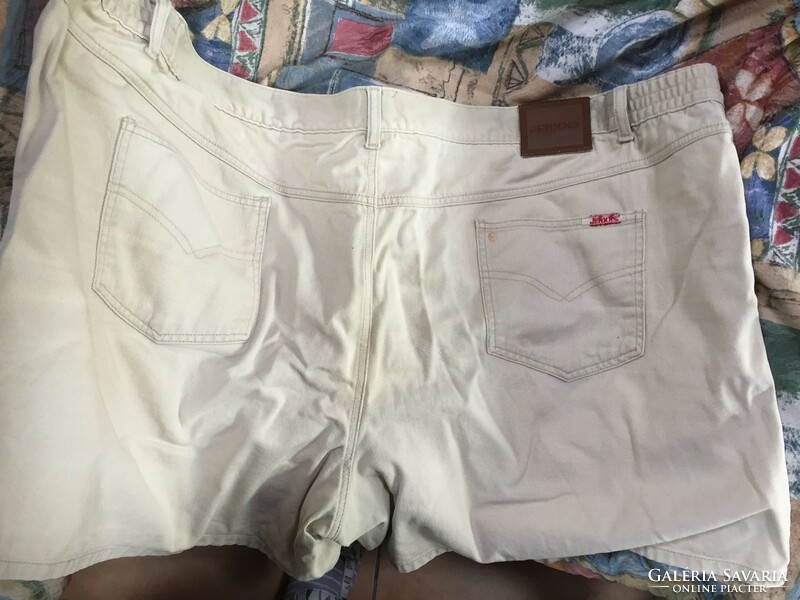 Sand colored men's short jeans, brand jeaxxs, strong material, large size, can be 6-7l
