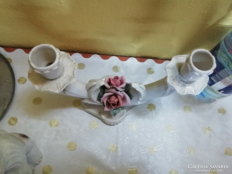 Ens porcelain candle holder is in perfect condition