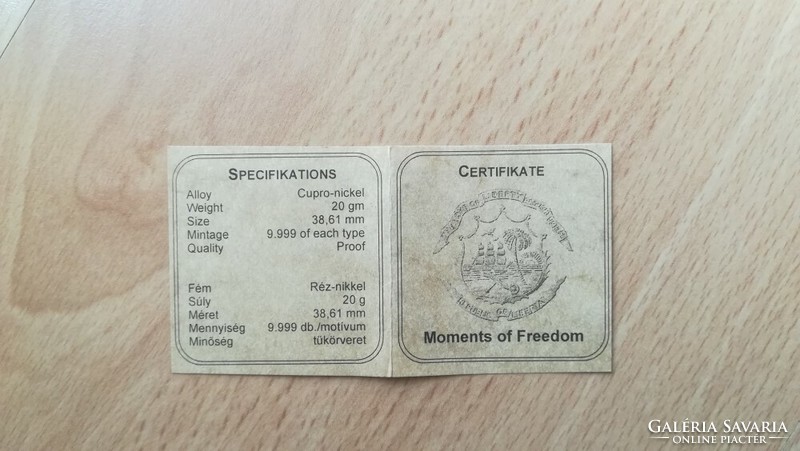 $10 2004 Moment of freedom - lech walesa and solidarity 1980 certification