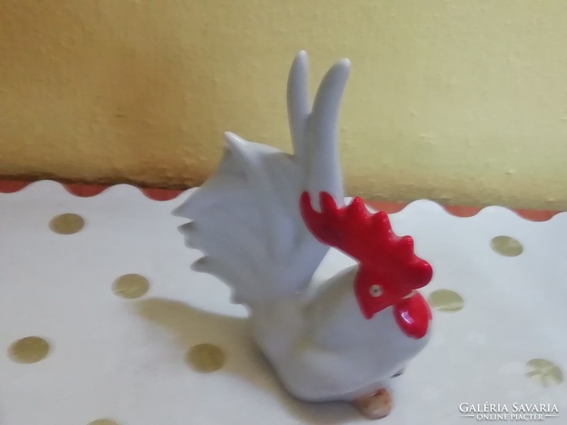 Old Russian porcelain rooster in perfect condition