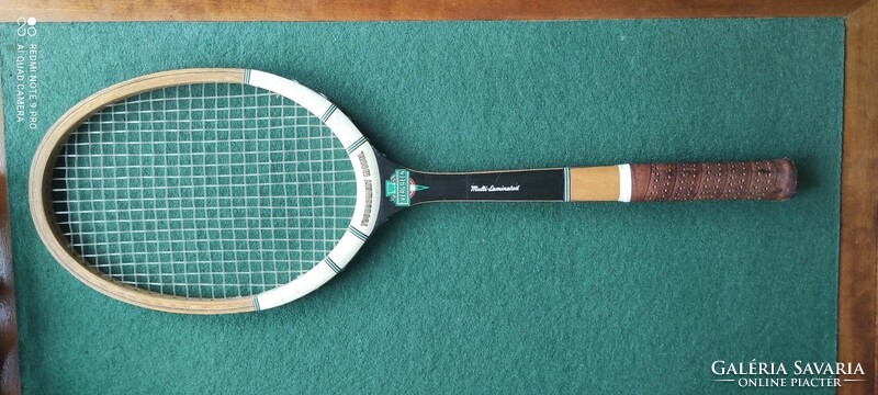 Wooden tennis racket