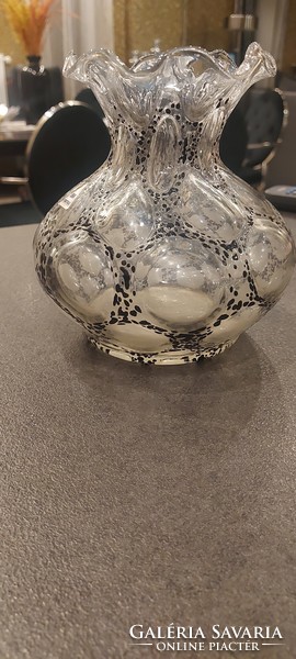 Mákos üveg váza