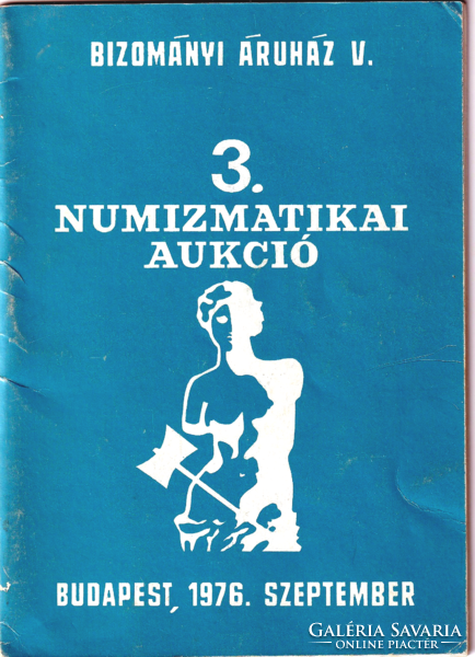 3. Numismatic auction - commission store company, 1976 - auction catalog