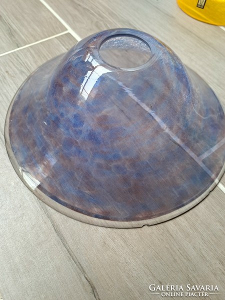 Rare Cracked Veil Glass Veil Carved Bath Glass Lampshade Lampshade Collectors