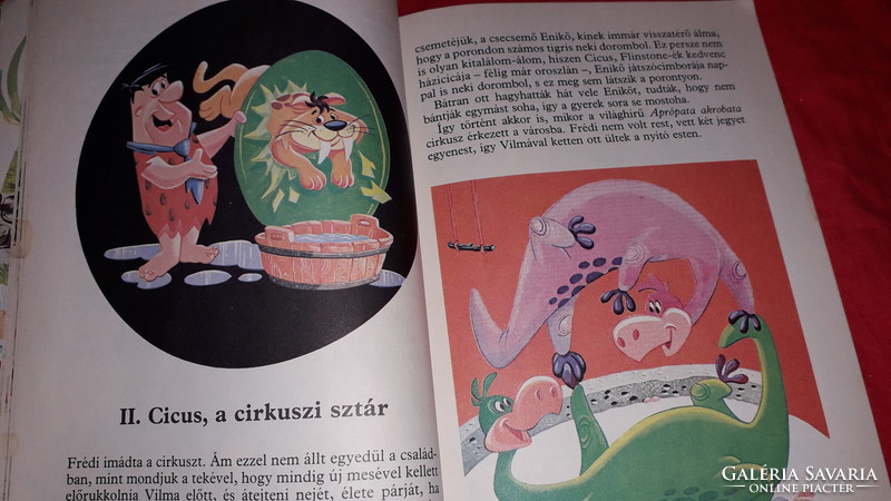 1985. Horace J. Elias :Frédi és Béni, a két kőkorszaki szaki képes mese könyv a képek szerint MÓRA
