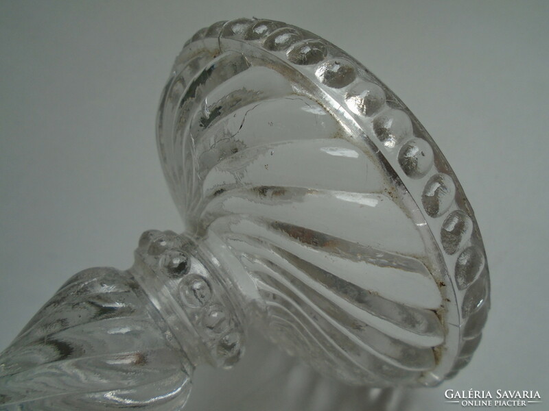 Glass candle holder 19.6 Cm.