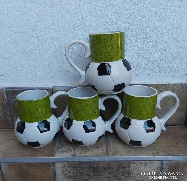 Beautiful soccer ball Krüger children's mug tea mug
