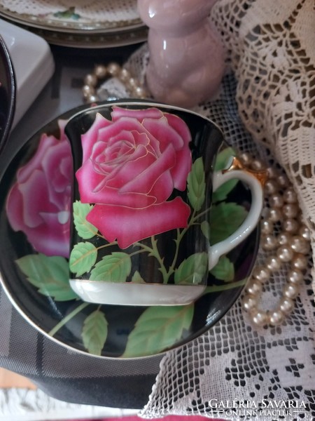 Wonderful pink porcelain coffee sets in art deco style