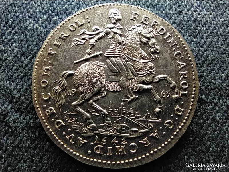 Ausztria Tirol Ferdinánd Károly főherceg ezüst .835 2 dukát másolat  (id64304)