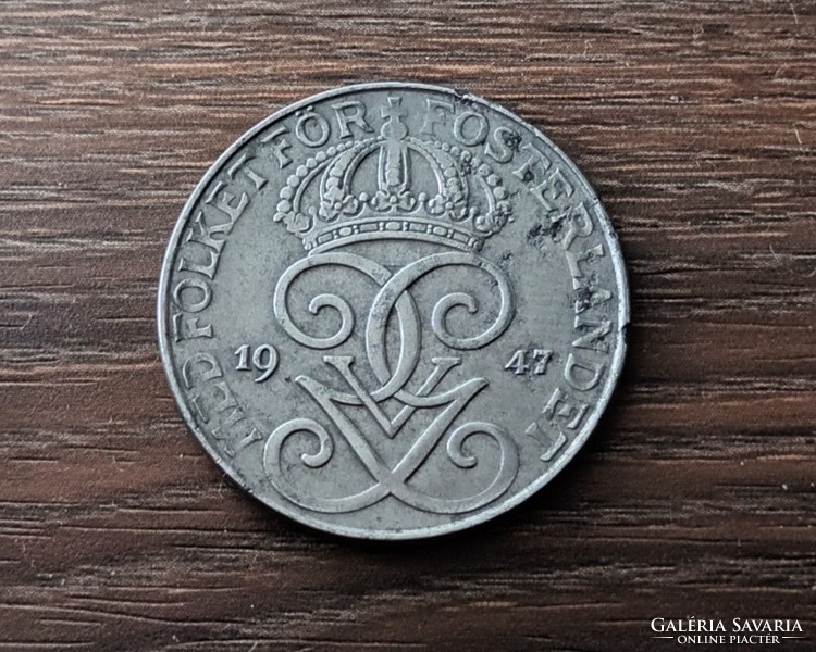 5 Öre, Sweden 1947