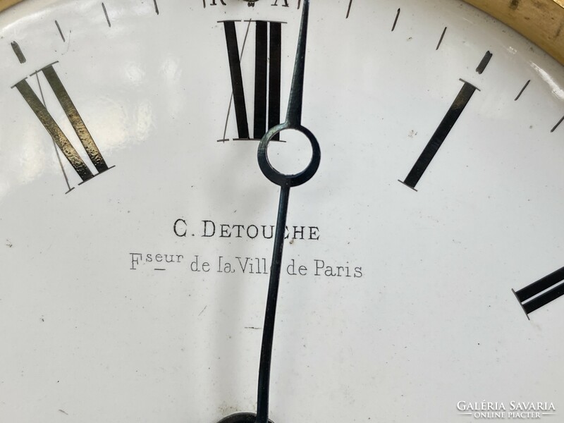 Special French mantel clock c. Detouche Paris