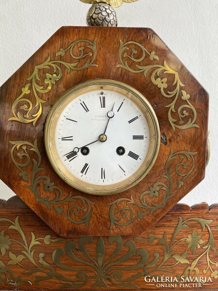 Special French mantel clock c. Detouche Paris
