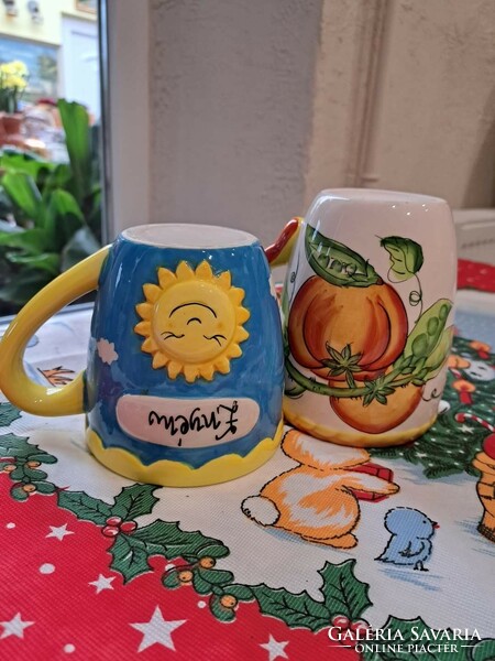 Beautiful sunny large vegetable mug tea mug