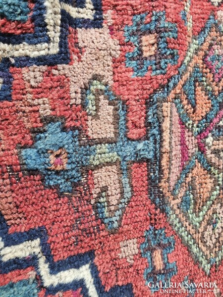 Turkmen hand-knotted antique carpet