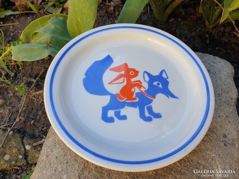 Zsolnay fairy tale plate