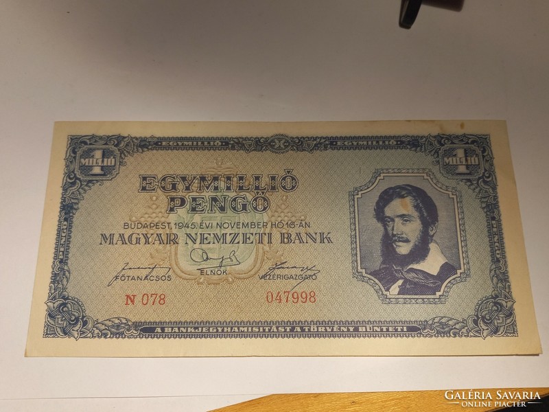 1945-ös 1000000 Pengő EF++