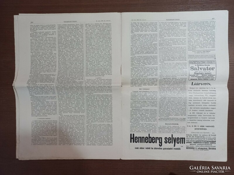 1898. szeptember 18. A Vasárnapi Újság emlékszáma Erzsébet királynő elleni merénylet után.