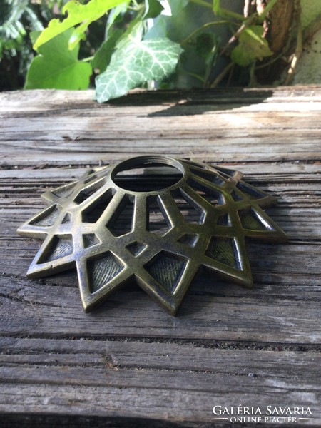 Interesting copper ornament part star