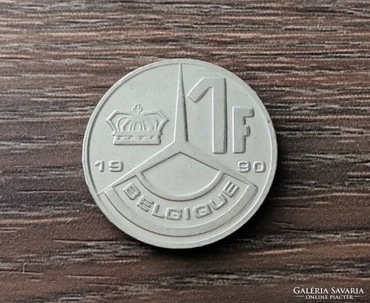 1 Franc, Belgium 1990