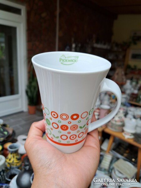 Beautiful pickwick porcelain mug tea mug