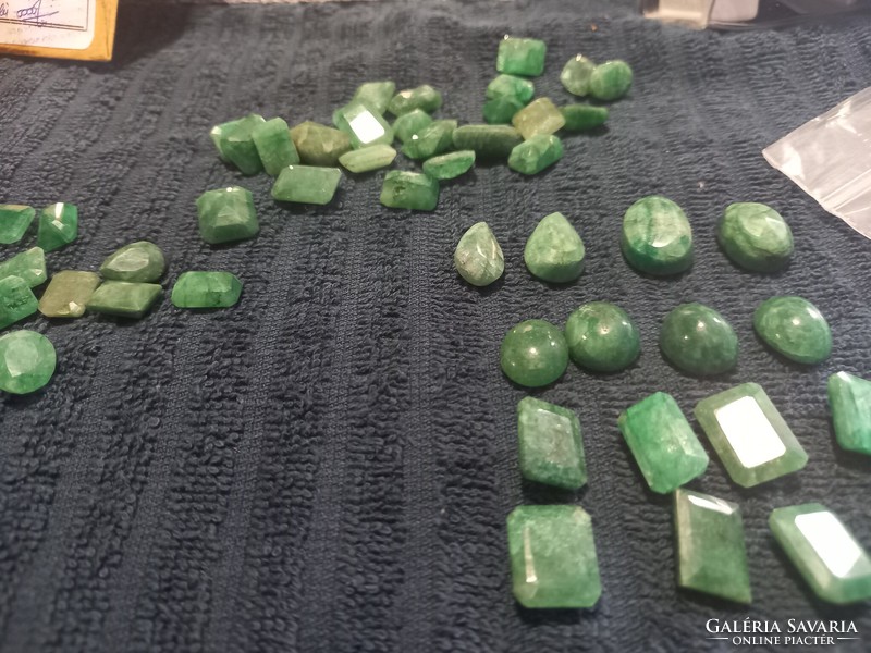 Action! Raw separable opaque emeralds! About 4-5 carats