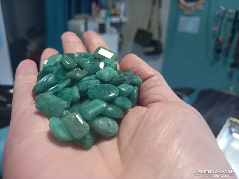 Action! Raw separable opaque emeralds! About 4-5 carats