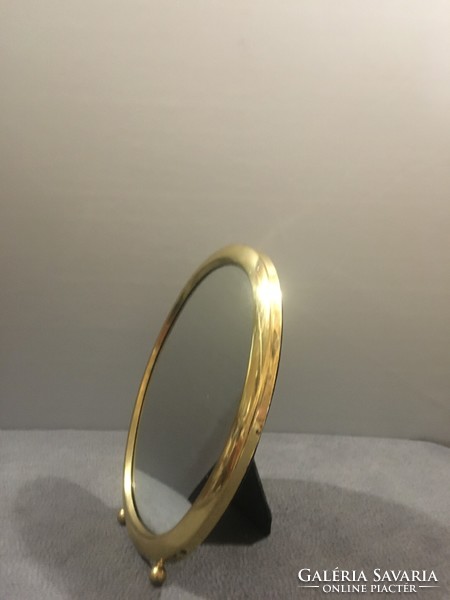 Table mirror covered with real gold!!!! 26X21 cm!!!!