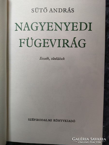 András Sütő: fig flower in Nagyenyed