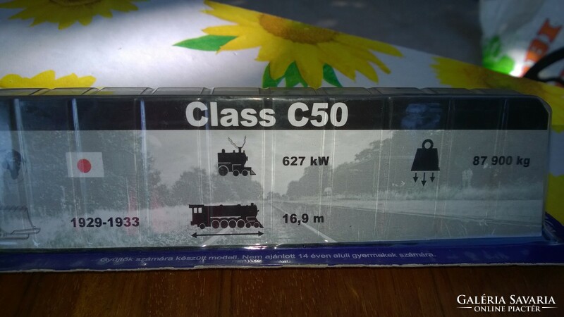 Mozdony-vasút modell Class C50 Japán