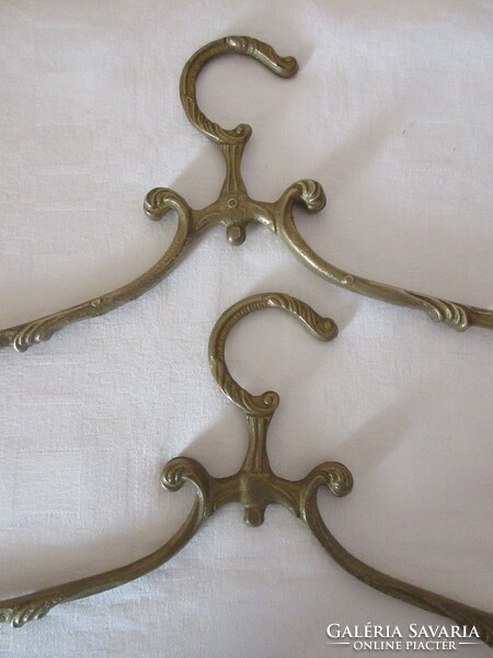 Old, brass hangers, baroque style.. Negotiable!