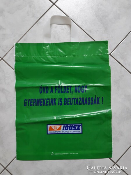 Régi IBUSZ - reklám táska - zacskó - szatyor - nylon zacskó