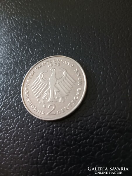 Germany, German mark 2 marks 1982 g.