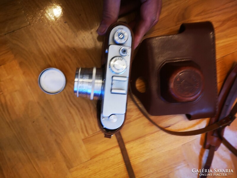 Gyönyörű fémházas fényképezőgép gyüjtői extra darab. Zorkij 4 Leica - Orosz