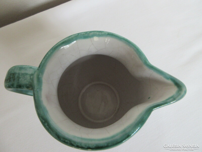 Antique, marked, gmunder ceramic spout. Negotiable!