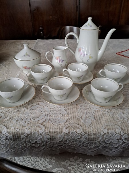 6 Personal German stadtlengsfeld coffee set