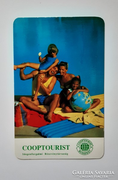 Kártyanaptár Cooptourist 1992