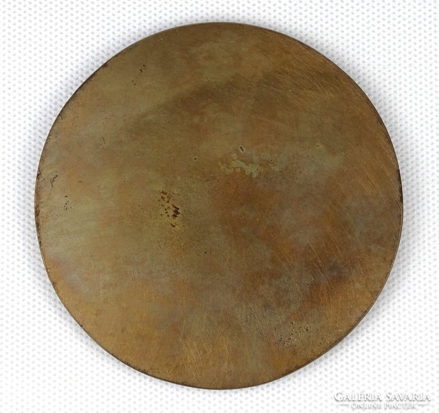 1N053 Vasutas kultúráért bronz plakett kék díszdobozában