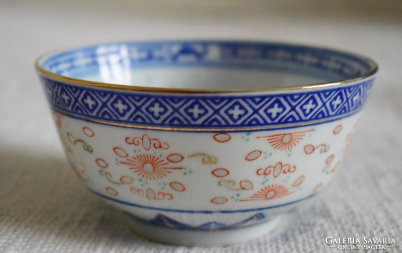 Kínai porcelán csésze , tányér
