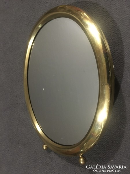 Table mirror covered with real gold!!!! 26X21 cm!!!!