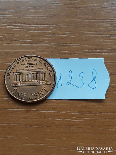 USA 1 CENT 1989 D, LINCOLN 1238