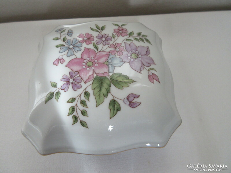 Marked, old Zsolnay floral bonbonier, jewelry holder. Negotiable!