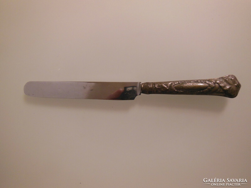 Cutlery - silver plated - antique - knife 19.5 x 2 cm Austrian - flawless