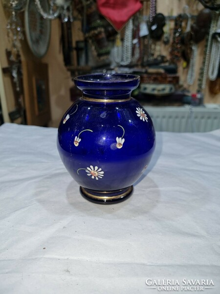 Old parade glass vase